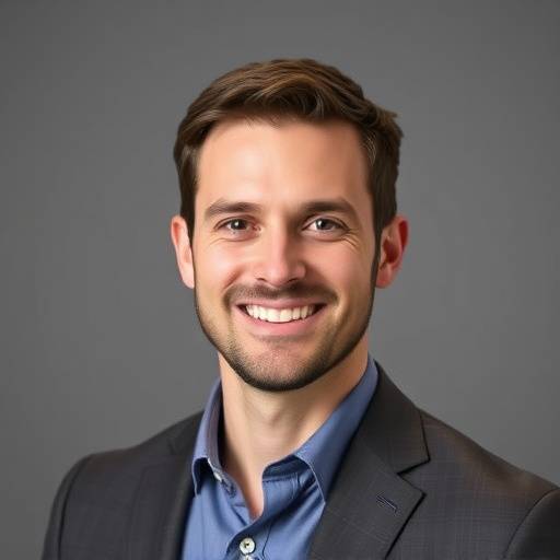 Elias Thorne, CEO of NetSight Analytics, smiling professionally